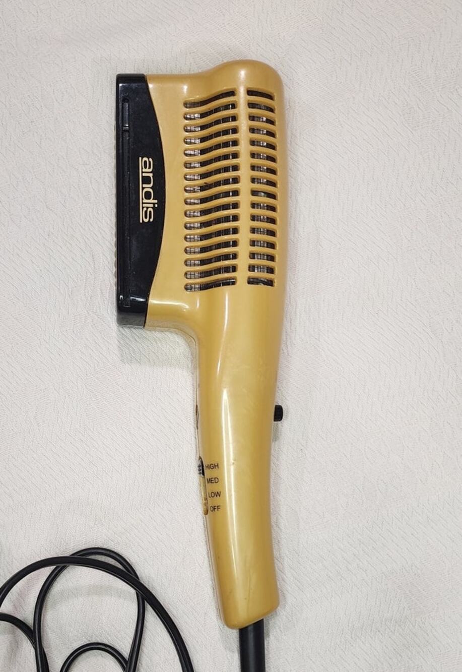 Andis HS-2 Dual-Voltage Styling Hair Dryer Comb